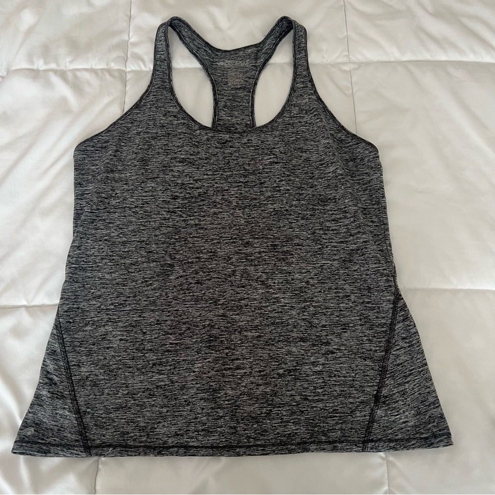 Ideology - Women’s Gray Athletic Style Racerback Tank - Large